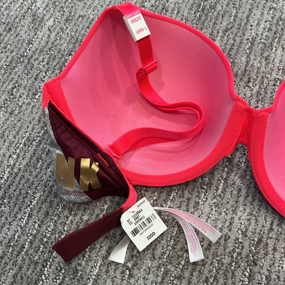 Pink Victorias Secret Wear Everywhere T Shirt Bras - LOT OF 3 - 32DD - Picture 6 of 16